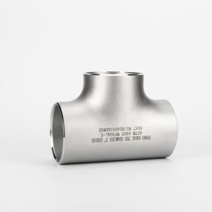 Wholesale SCH10s-SCH160s Customized Stainless Steel Equal Tee Butt Weld SS from china suppliers