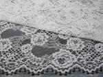 Coloured Unusual Corded Guipure Embroidery Lace Fabric For Dressmaking