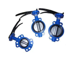 Wholesale Ductile Iron 4 Inch Wafer Butterfly Valve With Lever Operator from china suppliers