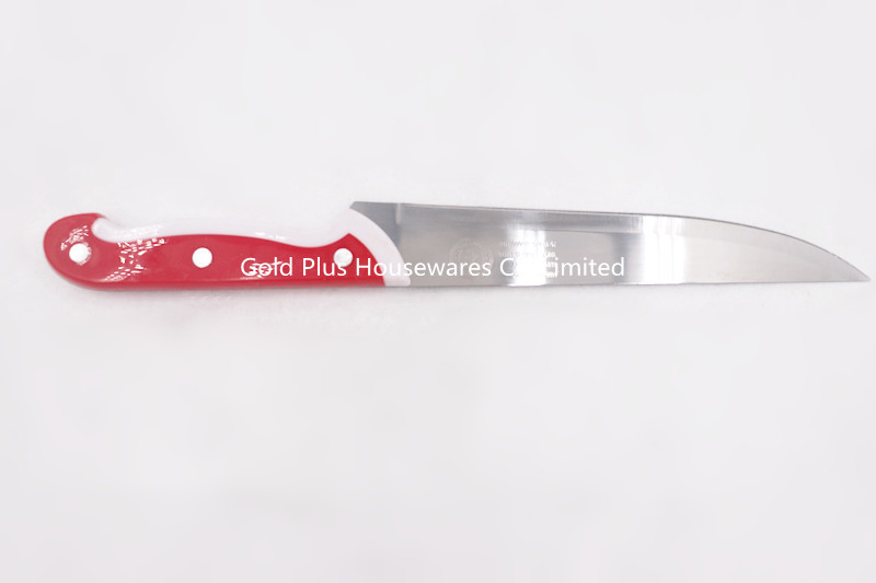 Amazon hot selling custom steak knives high hardness stainless steel knife with plastic handle