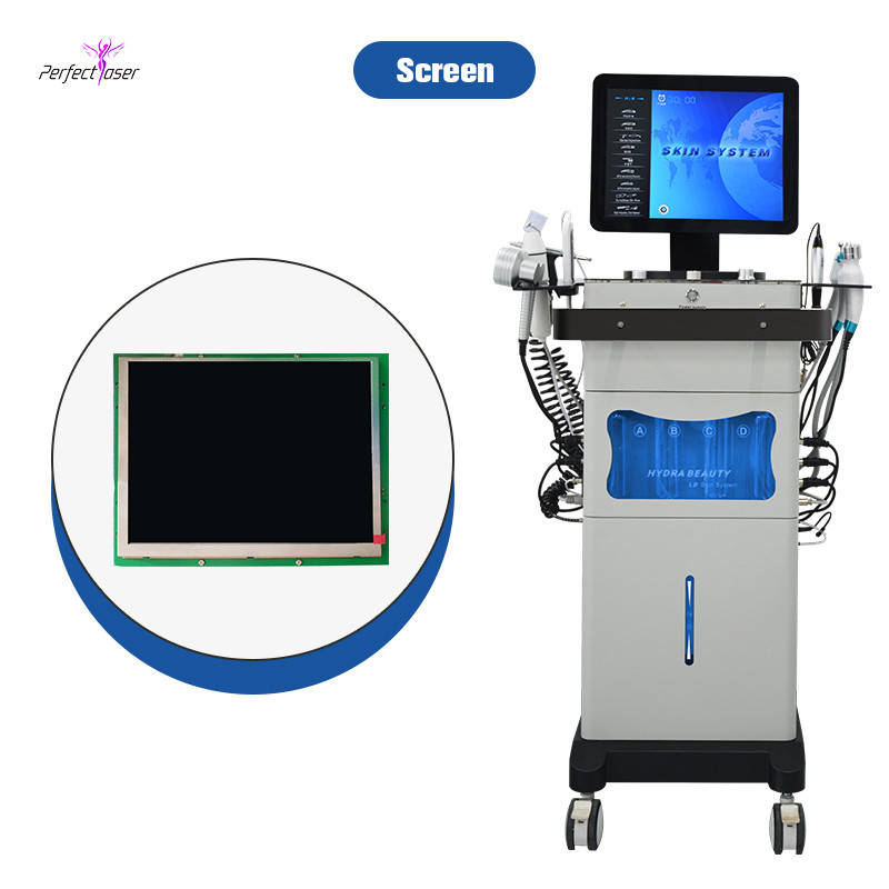 Dermabrasion Hydrafacial Beauty Machine Skin Care Cleaning 250VA With 13 Handles