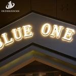 3d company name large letter luminous letters in solid acrylic food truck led
