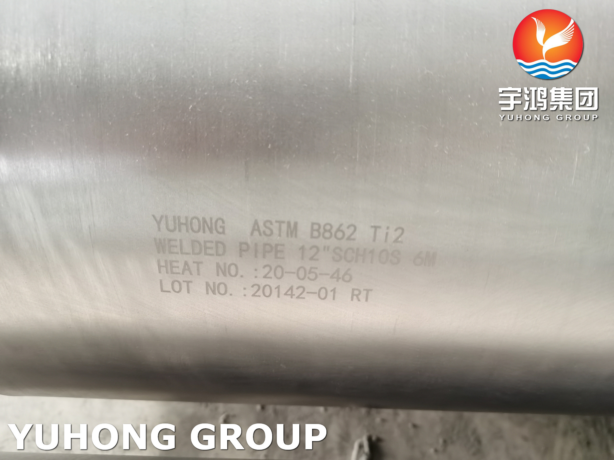 ASTM B862 Ti2 Titanium Alloy Welded Pipe For Chemical Processing