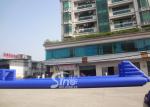 Funny Children Inflatable Games , Blue Inflatable Water Soap Soccer Field