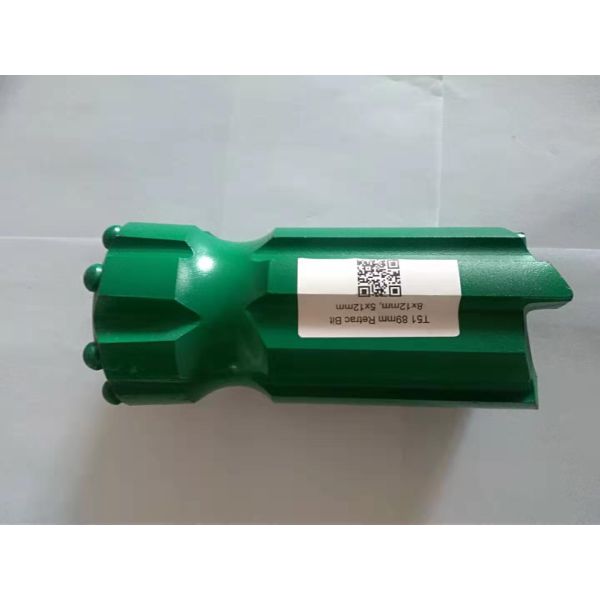 T51 Mining Retractable Drill Bit 4 Holes Threaded Carbide Drill Bits Green Color