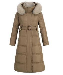 Wholesale Custom Clothing Factory China Women'S Slim Down Jacket Long Winter Coat Hooded Puffer Jacket from china suppliers