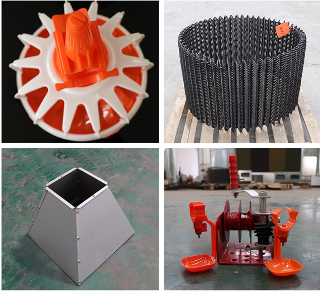 Automatic feeding machine for chicken farm, simple feeding line, full set of feeding equipment