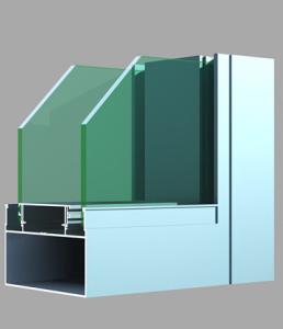 Wholesale 6063-T5 Aluminum Door Profile Heat Insulation Strong Wind Pressure Resistance from china suppliers