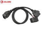 OBD 2 OBD2 Splitter Y Cable J1962 16 Pin Split Wire Harness for Ford Cars