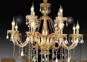 Wholesale 6 Bulbs 850*700mm K9 Stainless Steel 220V Hanging Candle Chandelier from china suppliers