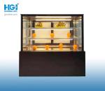 Ventilated Bakery Cake Display Showcase 360l Stainless Steel For Grocery Store