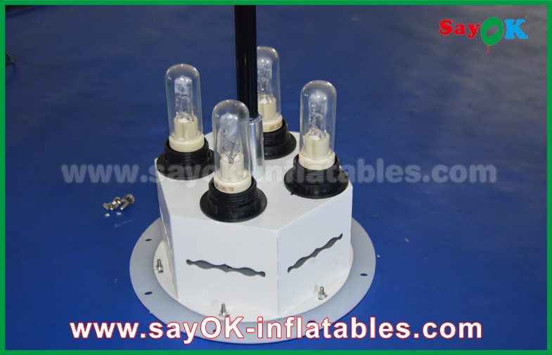 Decorative Lighted Balloons / Inflatable Lighting Decoration For Party And Advertising