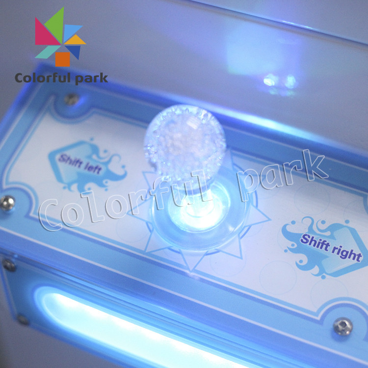 Bill Acceptor Claw Crane Machine , Prize Claw Machine With LED Strip