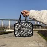 Cotton Fabric Lining 210D Makeup Storage Case For Travel