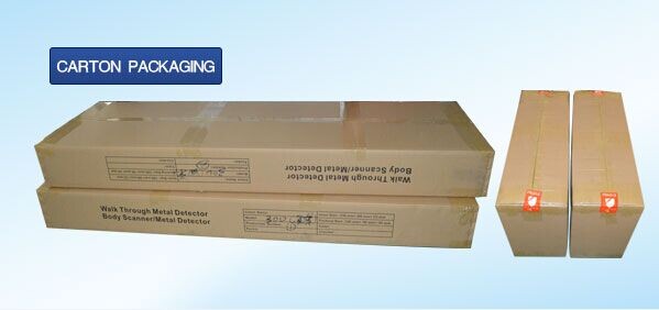 Two Led Door Sides Alarm Light Walk Through Security Scanners OEM