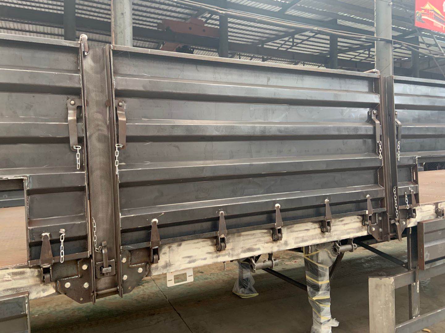 40 Ton 45 60 Cubic U Type Tandem Tipper Trailer with Tandem Hydraulic Lift and Design