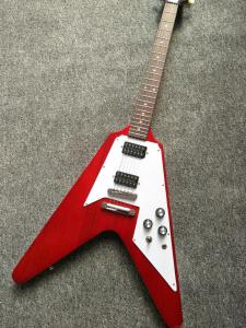 Wholesale Red Unusual Shaped Flying V Electric Guitar,Rosewood Fingerboard from china suppliers