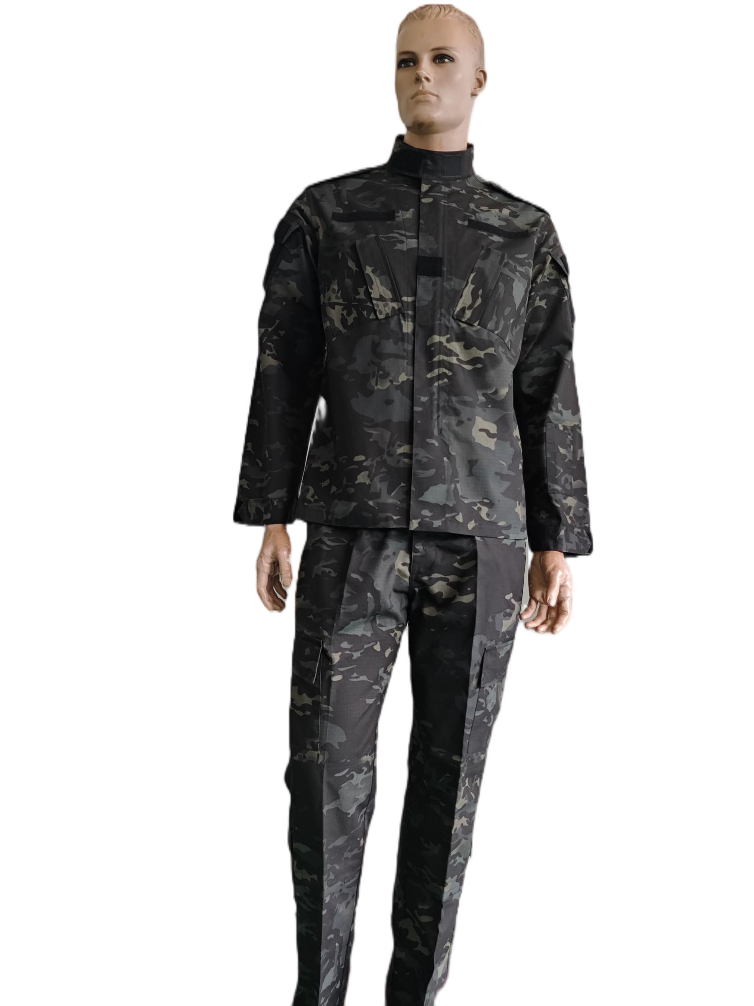 Black Ops ACU Tactical Uniform 65/35 Poly Cotton Combat Blend
