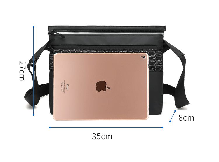Anti Shock Business Briefcase Satchel Crossbody Mens Messenger Bag 35*8*27cm