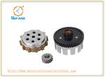High Performance Motorcycle Clutch Cover Assembly Silver Color For Suzuki AX100