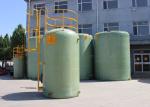 Water Reservoir Frp Plastic Chemical Tanks Cylindrical Vertical 30000 Gallon