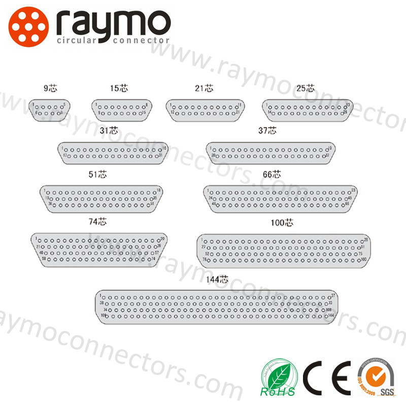 High Performance J30J Miniature Rectangular Electronic Connector