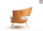 Leather Hotel Restaurant Chairs , Upholstered Leisure Sofa Chair With Power