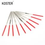 Wood Drilling 10PCS Sets Diamond Coated Needle Flat Files for Grinding Hard