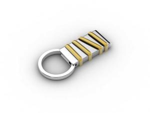 Wholesale Tagor Jewelry Top Quality Trendy Classic Men's Gift 316L Stainless Steel Key Chains ADK45 from china suppliers