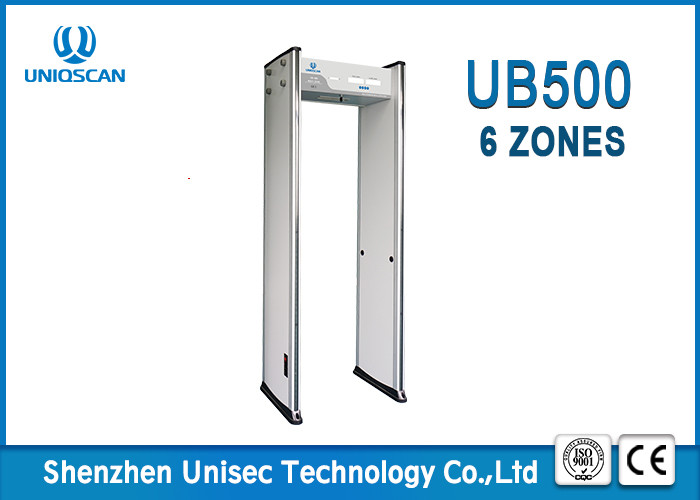 6 detecting zones and economic Multi Zone Metal Detetctor for Electronic Factory,Government office,Hotel .etc.
