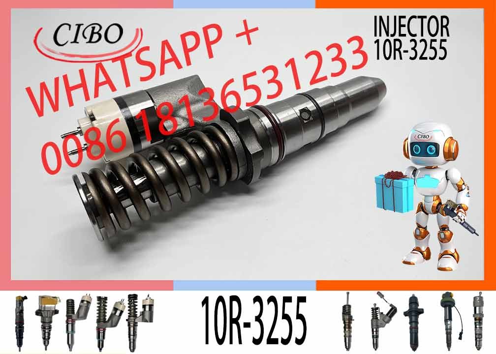 Common Rail Injector Fuel Injecto 10R-3255 386-1758 392-0208 20R-1280 20R-2296 For 3512B Excavator 3512C 3516B 3516C