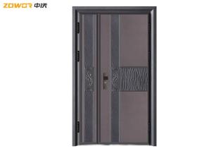 Wholesale Luxury House Wrought Iron Entry Doors With Tempered Glass Window from china suppliers
