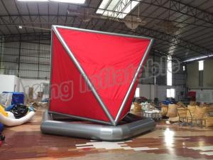 Wholesale PVC Grey / Red Inflatable Sailing Water Toy Water Park Usage For Adults And Kids from china suppliers
