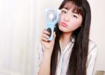 Personalized Small Battery Operated Fan Foldable KC Battery With Protect IC