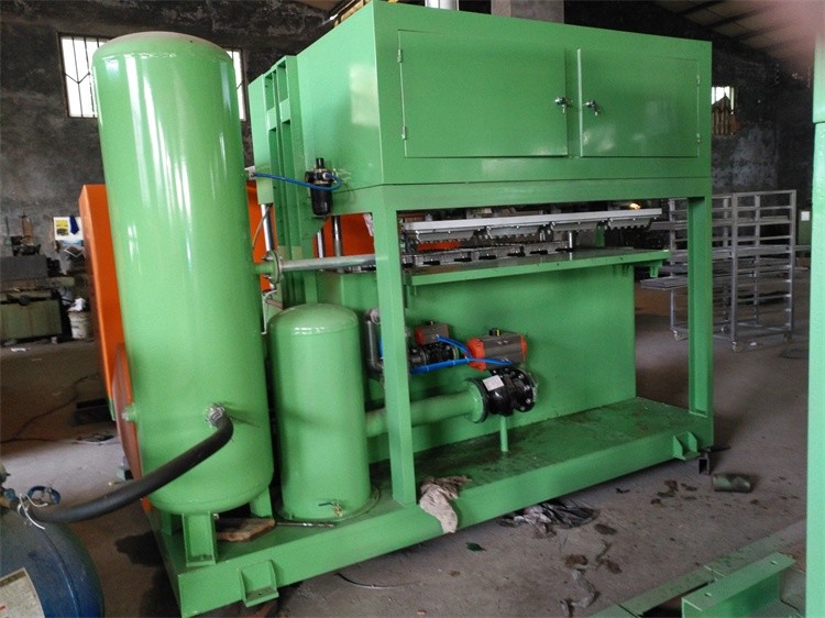 waste paper old box recycling paper pulp fruit tray molding making machine price