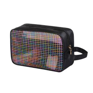 Wholesale Travel Zipper Washing Mesh Polyester Cosmetic Bag from china suppliers