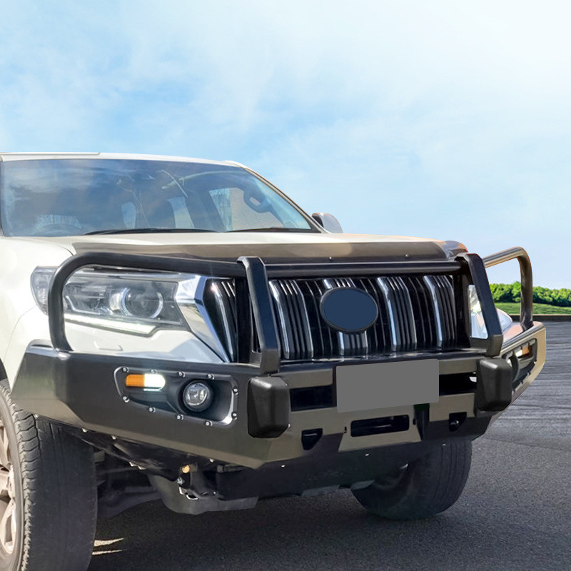 OEM ODM Black Steel Land Cruiser Bumper Guard 4x4 Auto Accessories