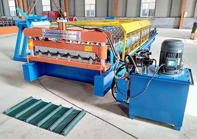 Steel Panel Roof Tile Roll Forming Machine