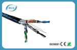 Waterproof Shielded Cat6a Lan Cable For Outdoor Ethernet 4 Pairs OFC 24 AWG