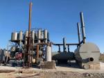 Host Dimension D1200*3000mm Small Scale Waste Motor Oil Refinery for Diesel