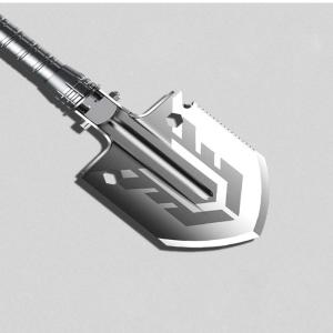 Wholesale 3Cr13 Multifunctional Outdoor Shovel Adjustable Head Manganese Steel Anodizing from china suppliers
