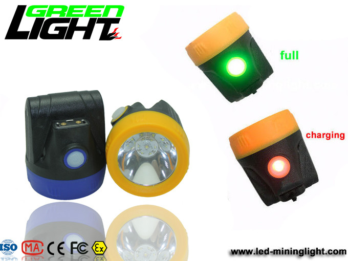 IP68 1W 2.8Ah Li Ion 6000Lux Mining Hard Hat Lights