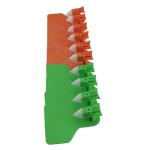 TPU One Piece Animal Ear Tags UHF Livestock Identification RFID Tag
