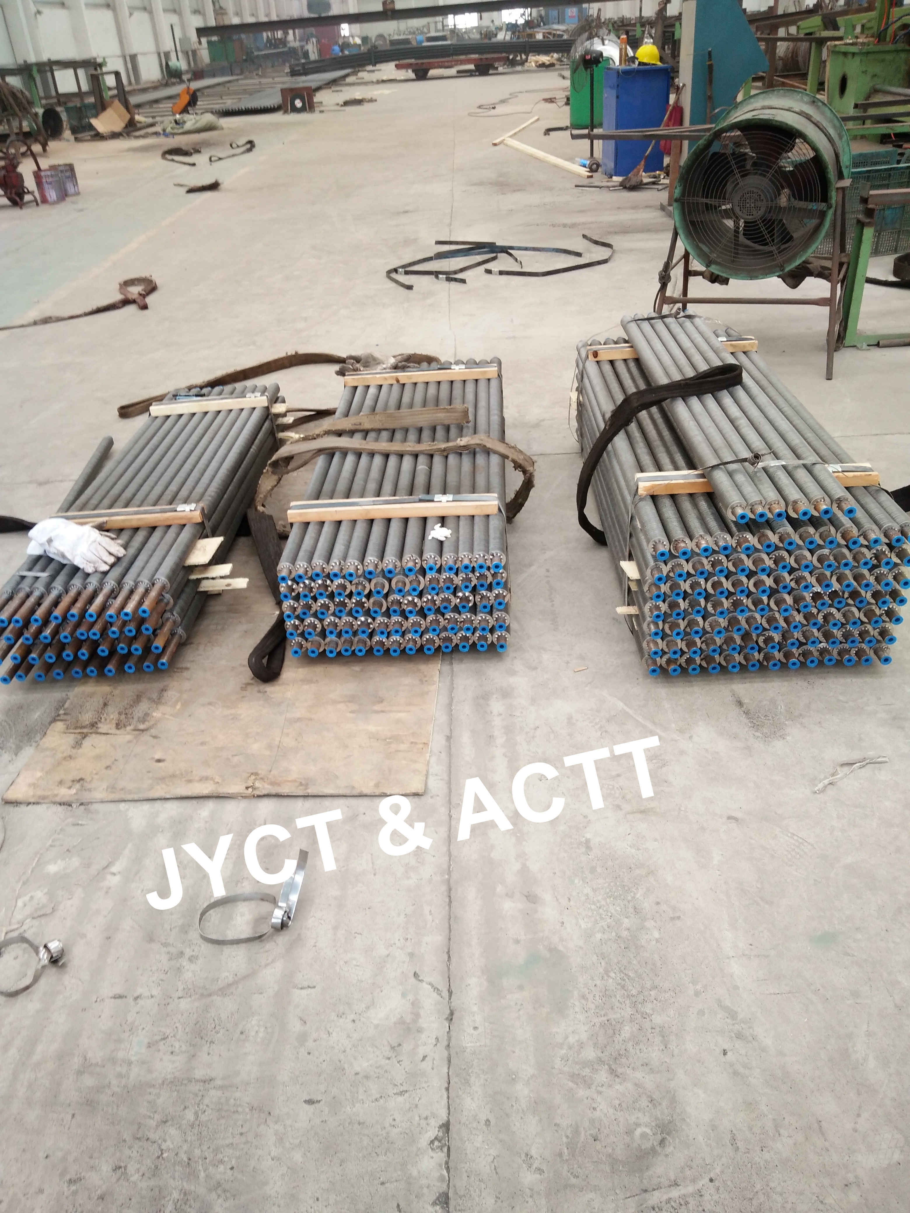 Boilers Economizers Welded Fin Tubes , SA179 Heat Exchanger Steel Tubing