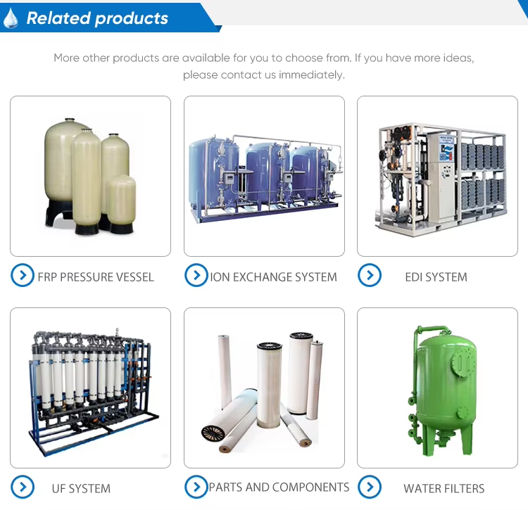 3000L/H Industrial Reverse Osmosis System with PLC Control