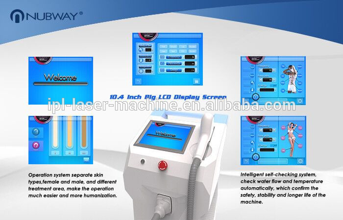 3 years warranty beauty equipment 808nm diode laser lightsheer laser hair removal machine for sale