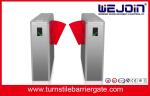 304 Stainless Steel Access Control Turnstile Flap Barrier Entry systems