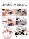 Mini Electric Eyebrow Hair Remover Pen , Laser Eyebrow Trimmer Multifunctional