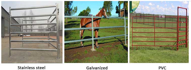 High quality galvanized goat fence gate / metal animal farm fence panels
