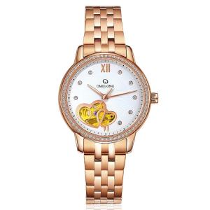Wholesale Luxury women automatic mechanical stainless steel chain wrist watches from china suppliers